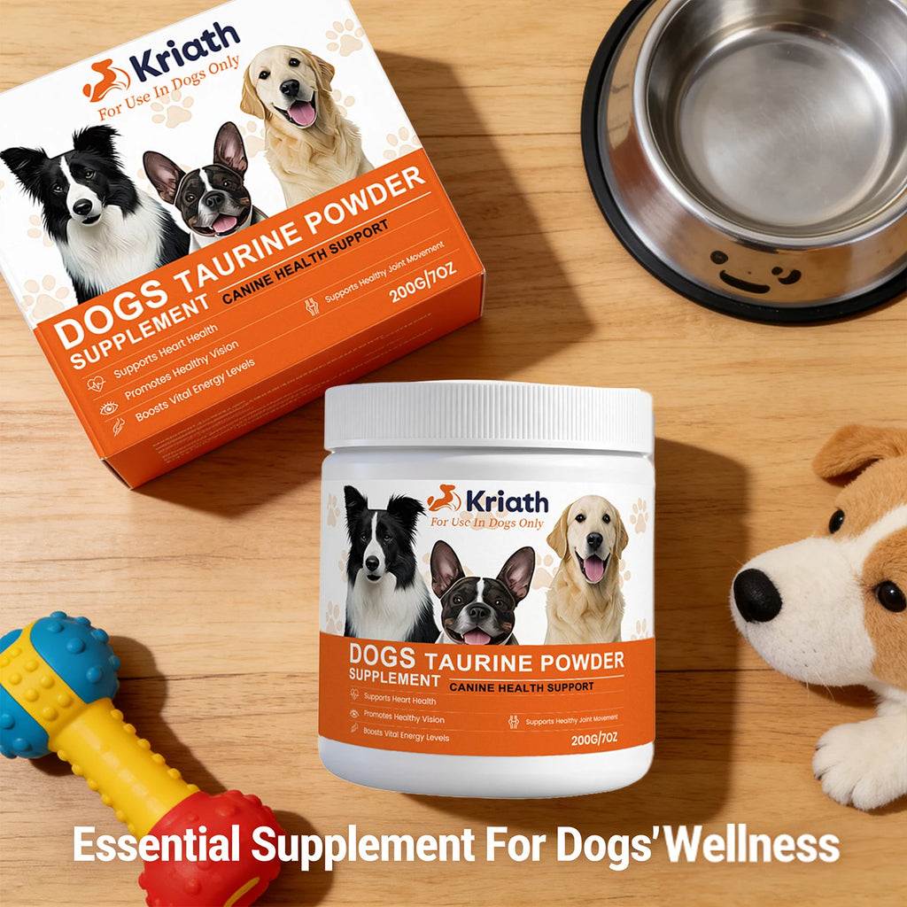 Dogs Taurine Powder Support Heart Health Boosts Vital Energy Levels Maintain Healthy Joint Movement Daily Nutrition Supplements Qme