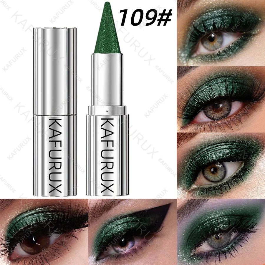 Metallic Waterproof Eyeshadow Sticks Glitter Green Liner Pen Qme 109