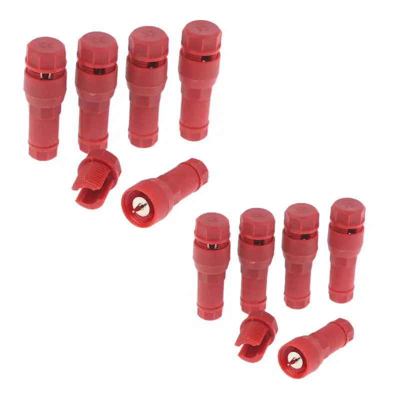 5/10Pcs T-shaped Gauge Wire Connectors For Landscape Lighting Low Voltage Waterproof Replacement Landscape Light Cable Connector Qme Red 10pcs