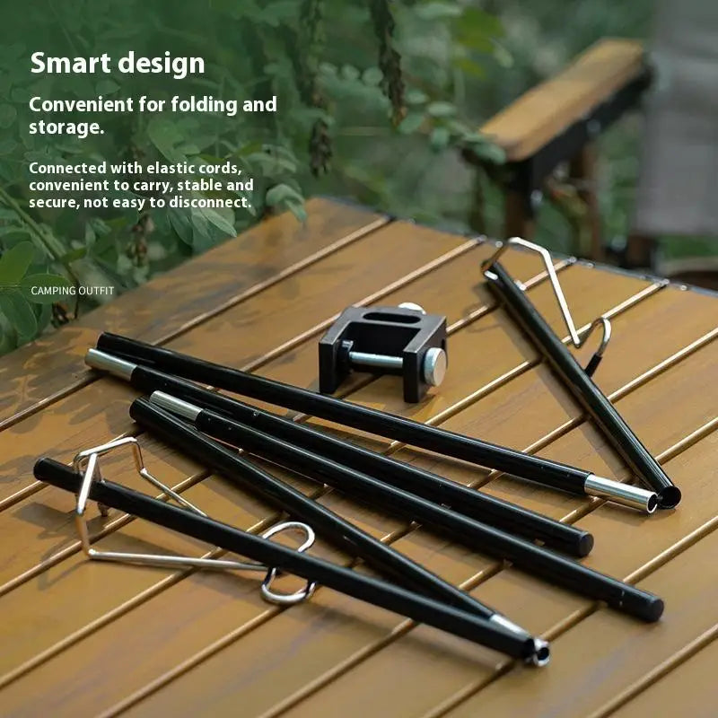 Portable Lighting Brackets Outdoor Camping Lantern Stand Tabletop Qme
