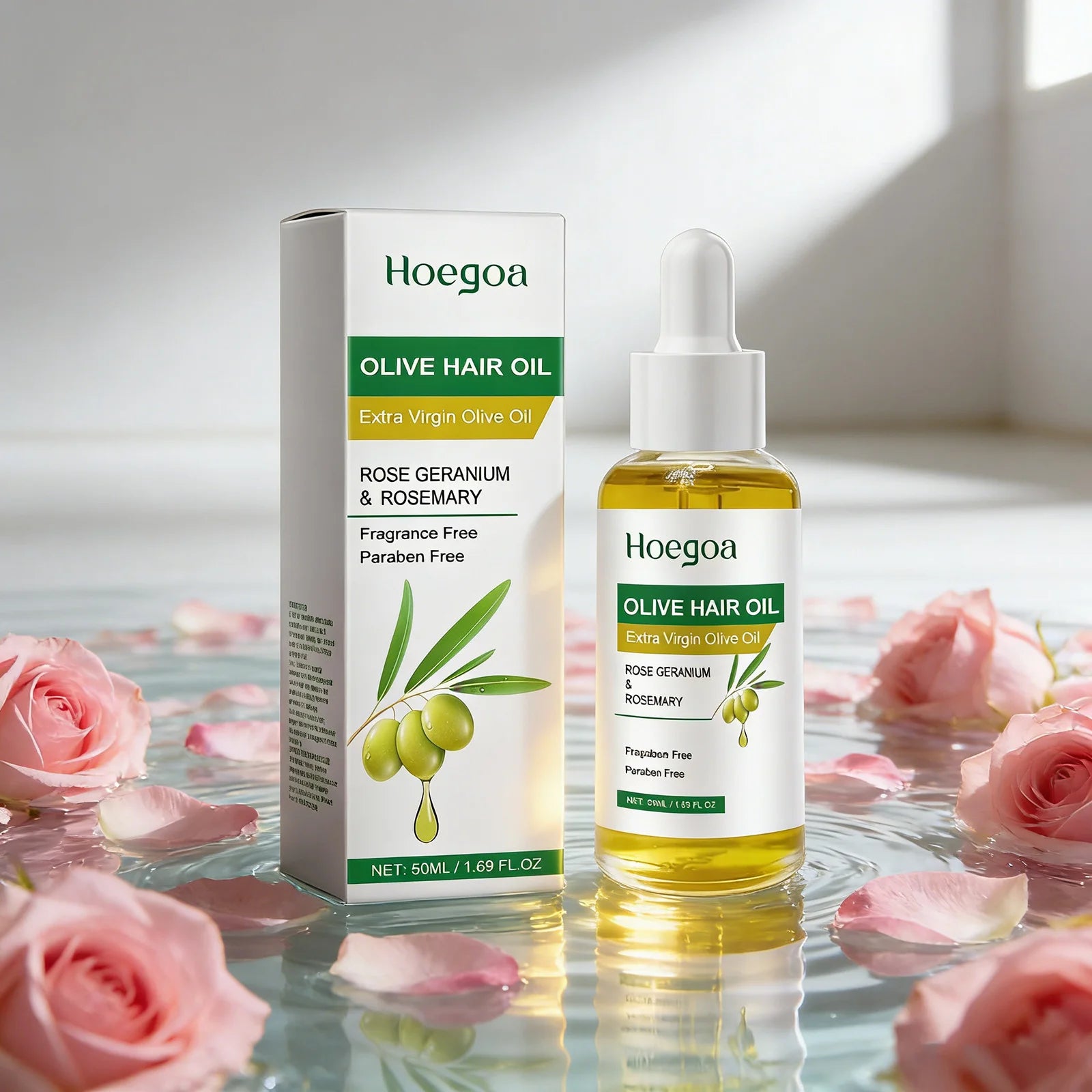 Olive Hair Oil Strengthen Roots Enhance Thickness Damaged Repair Qme