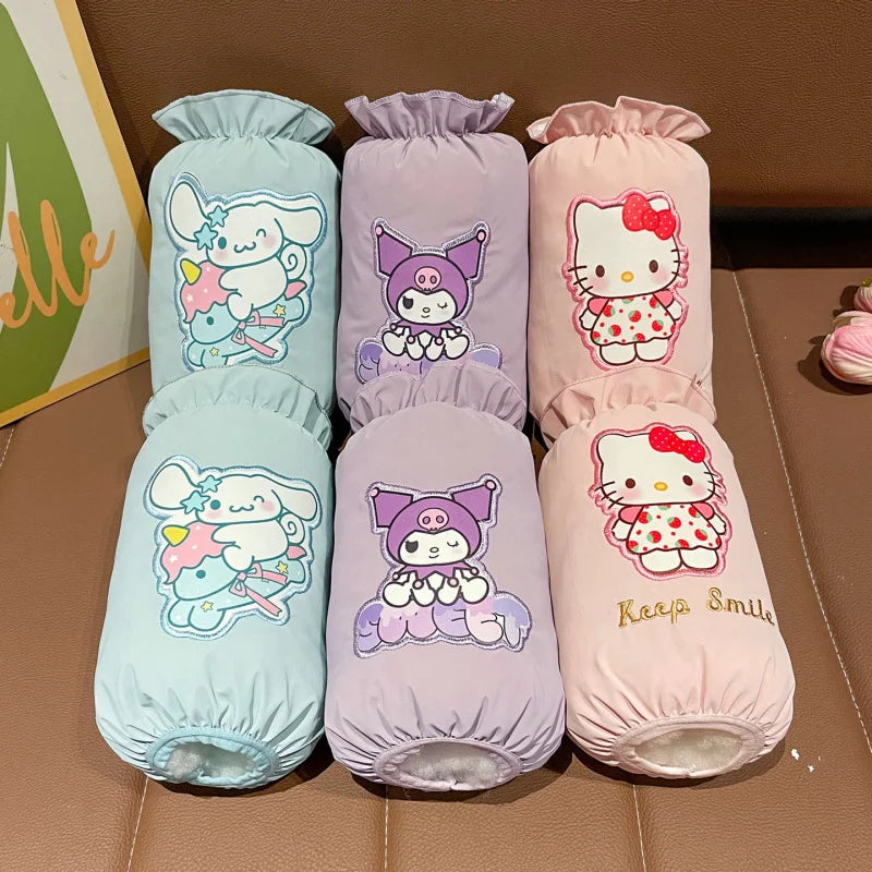 Hello Kitty Kuromi Waterproof Sleeve Covers New Cute Cartoon-Style Stain- and Dirt-Resistant Sleeve Covers Qme