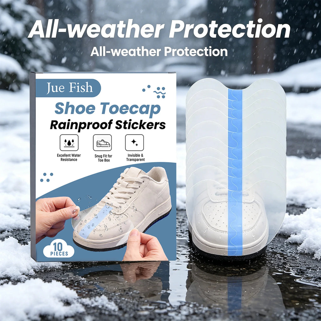 Shoe Toecap Rainproof Sticker Lightweight Anti-Scratch Waterproof Self-Adhesive Shoe Protector Invisible Shoe Toe Guard Stickers Qme