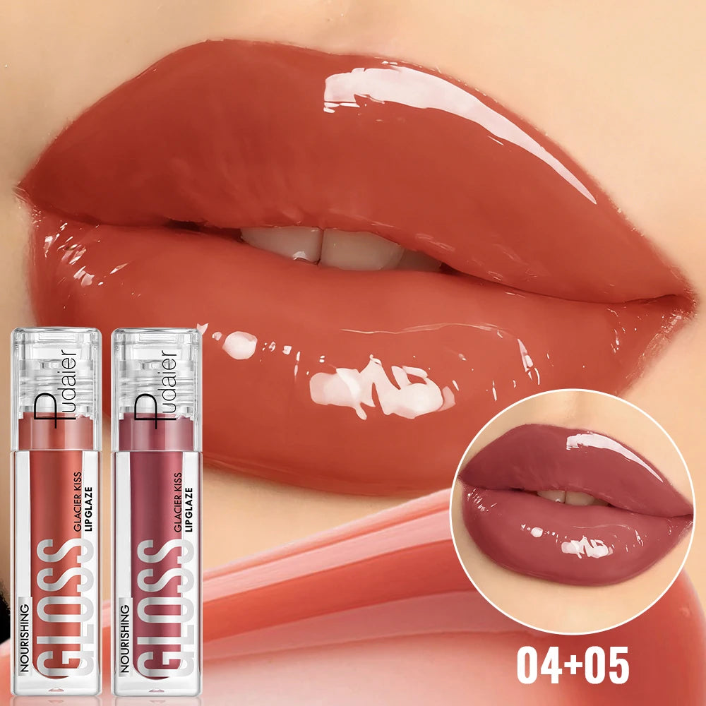 Hydrating Lip Gloss Plumping Glass Glaze Waterproof Long Lasting Qme 04 05 4g