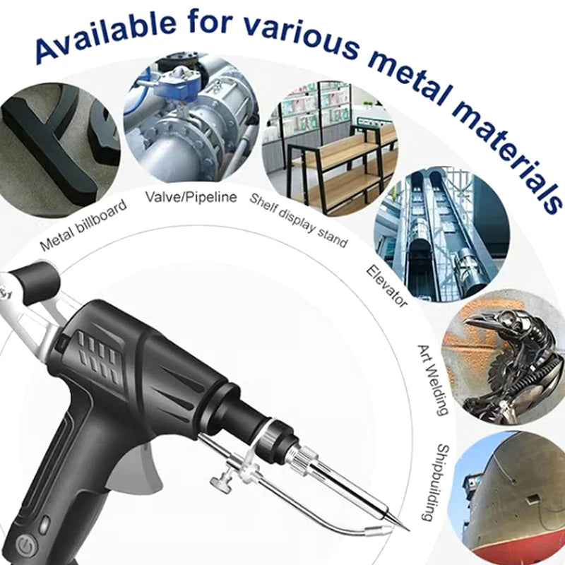 Laser Welding Machine Laser Welding Gun For Metal Multi-Function Soldering Iron Soldering Gun Set Automatic Corded Solder Iron Qme