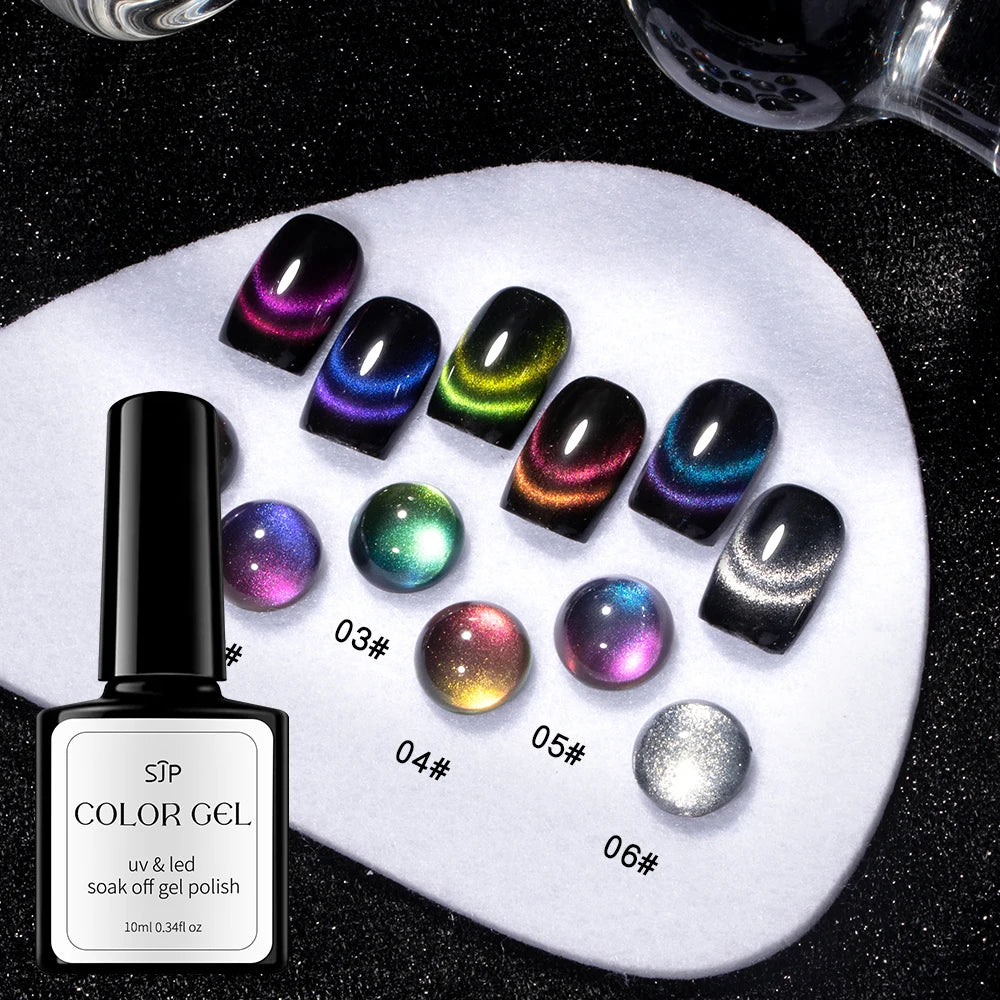 Popular Light Strip Cat Eye Magnetic Gel Nail Polish Optional Qme