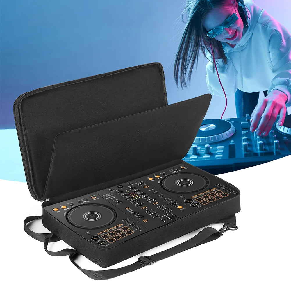 DJ Backpack for Pioneer DDJ-400 DDJ-FLX4 for Roland DJ-202 DJ Mixer Case Travelling Case Anti-scratch Adjustable Shoulder Strap Qme