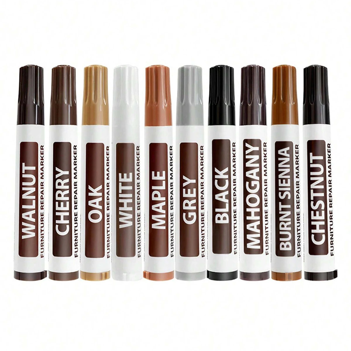 6-21Pcs Furniture Touch Up Kit Markers Markers Crayons Filler Sticks Paint Pen Wooden Damaged Scratch Repair Pens Qme