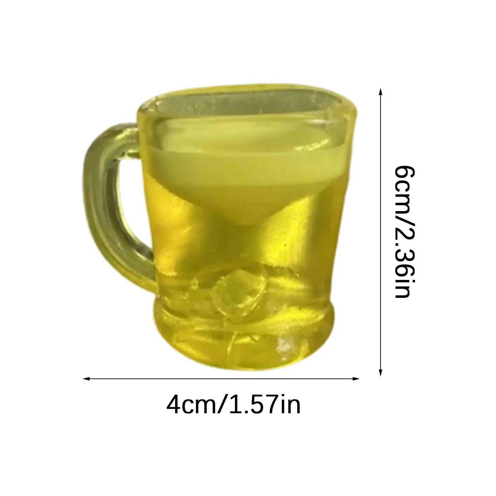 Novelty Beer Shaped Slow Rising toys Relieve Stress Fidget Toy for Working and Studying Holiday Party Decoration Fun Gift Qme