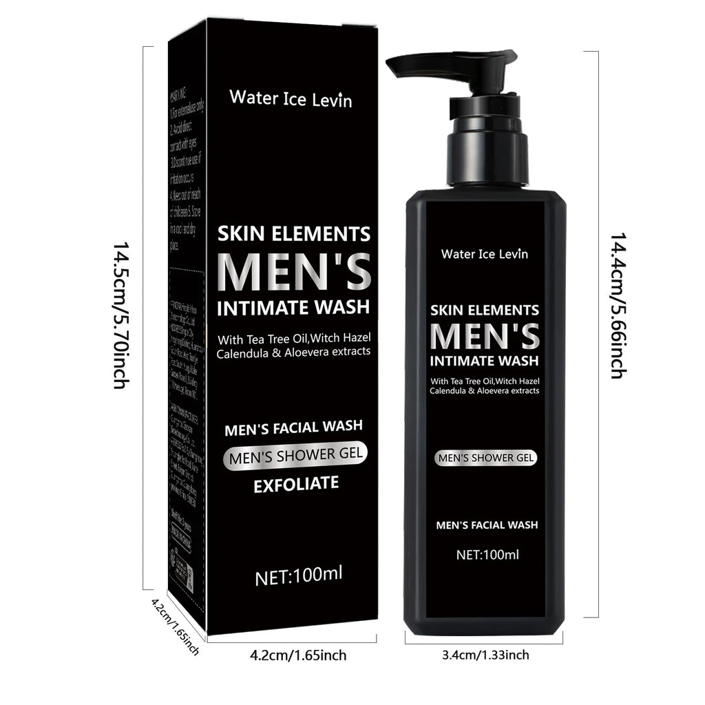 100ML men's facial cleanser for daily cleansing and bathing, suitable for oily skin, soothing, purifying and cleaning Qme