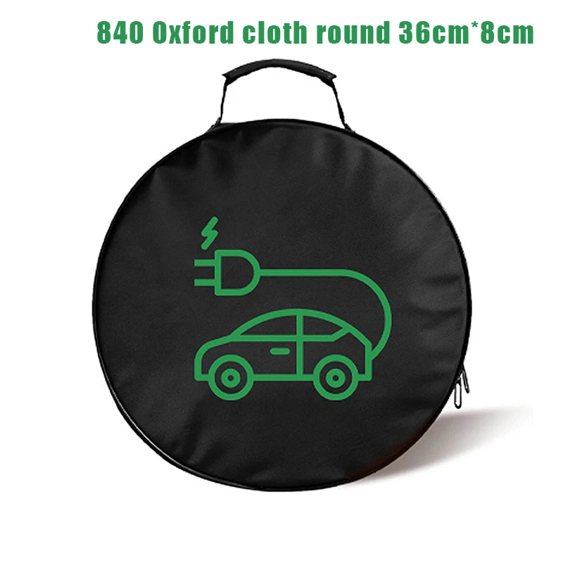 Electric Vehicle Charging Cable Bag Car Charger Storage Auto Trunk Qme A3