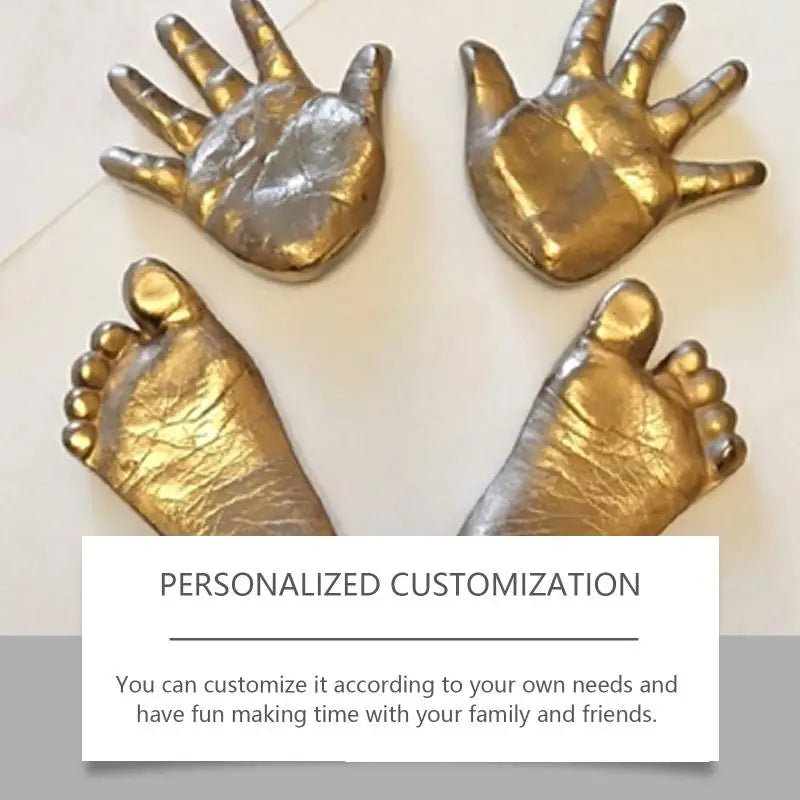 3D Hand Model Powder Kit DIY Hand Mold Making Set for Souvenir Craft Gift Hand Model Making Supplies Qme