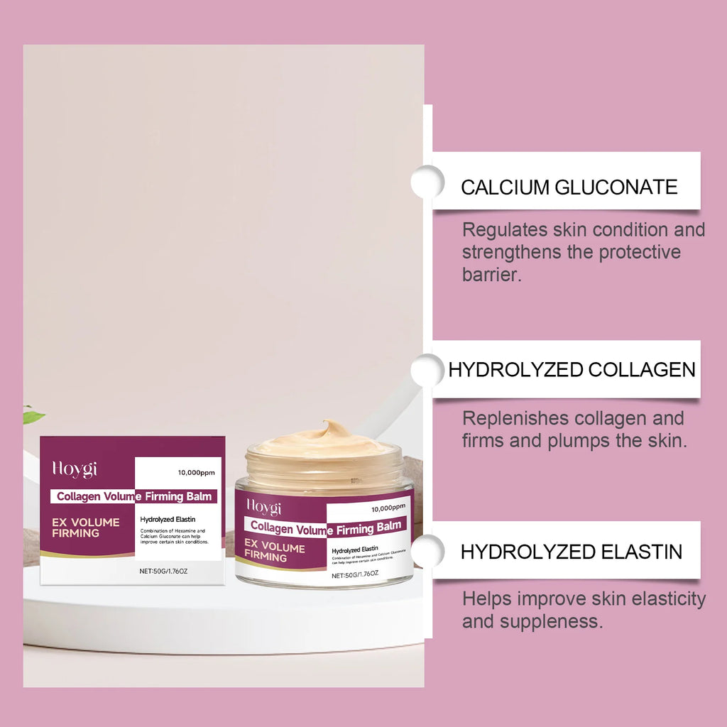 Calcium Collagen Firming Face Cream Skin Tightening Hydration Smooth Texture Lifting & Elasticity Face Cream for Sagging Skin Qme