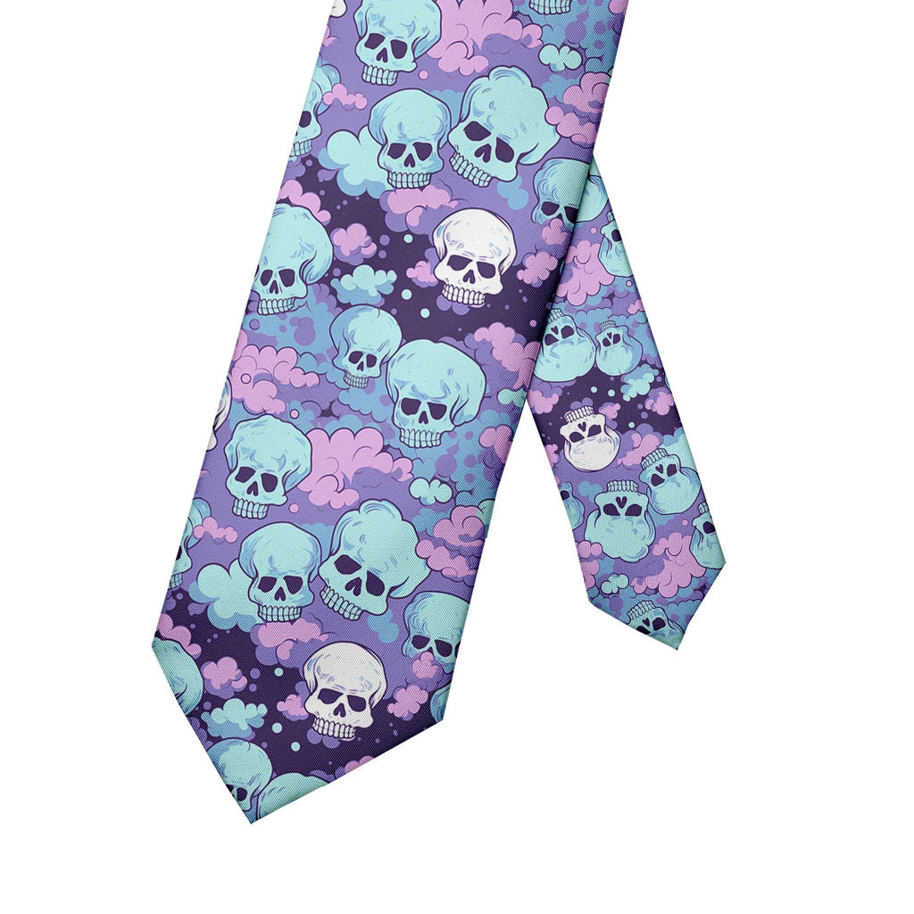 Funny Skeleton 3D Printed Tie Fashion Casual Business Office Unisex Qme
