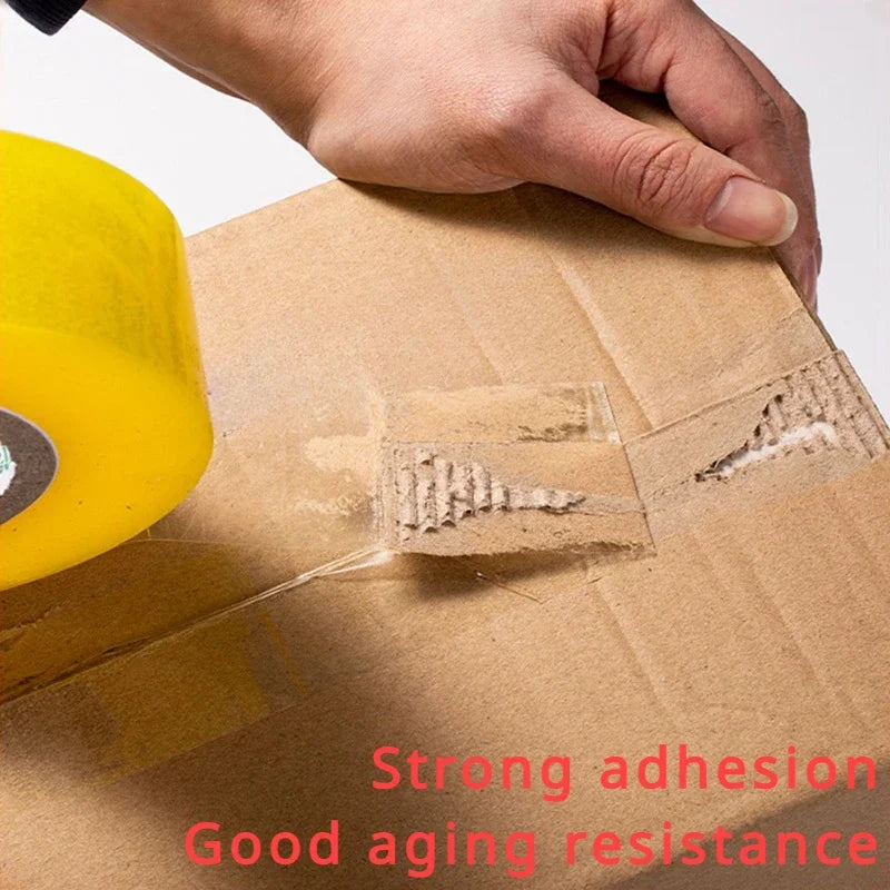 4.5CM×70M High Viscosity Clear Packing Tape - Strong Adhesive, for Carton Sealing & DIY Mounting Fixing Qme