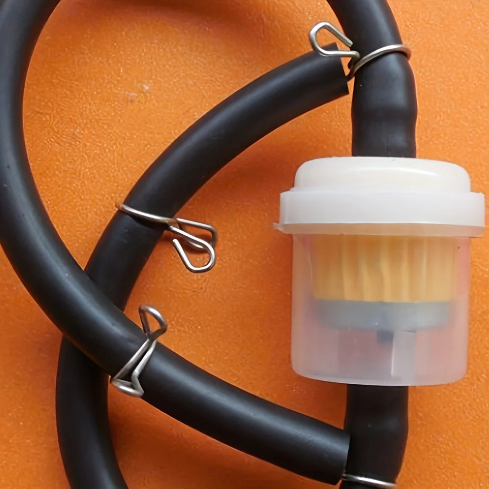 10pcs Professional Motorcycle Oil Filter Inline Gas Fuel Filter Gasoline Filters Tool For Scooter Moped Scooter Dirt Bike ATV Qme
