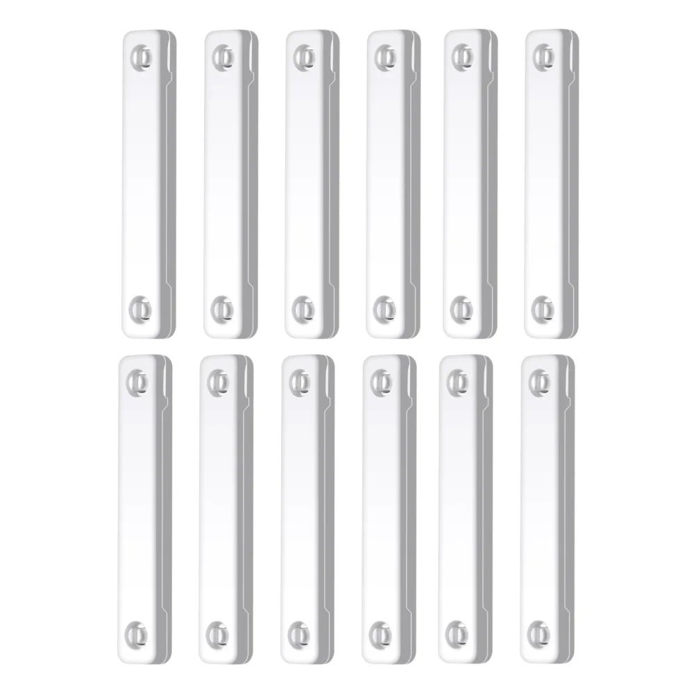 New Magnetic Window Screen Clip Prevention Insect Door Window Screen Netting Fixation Buckle Free-Drilling Installation Clip Qme White 12pcs