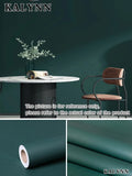 Thicken Pure Black Removable Waterproof Wallpaper Matte Contact Paper Qme Dark Green 55cm x 300cm