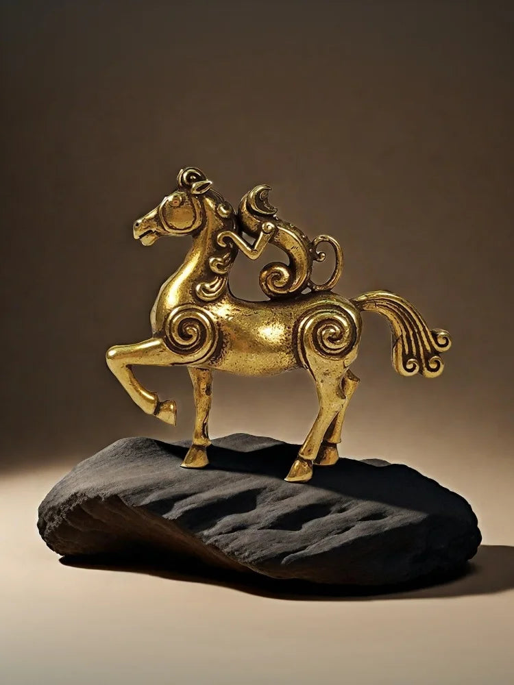 2026 Year Horse Feng Shui Figurines Miniatures Bless Career Success Qme