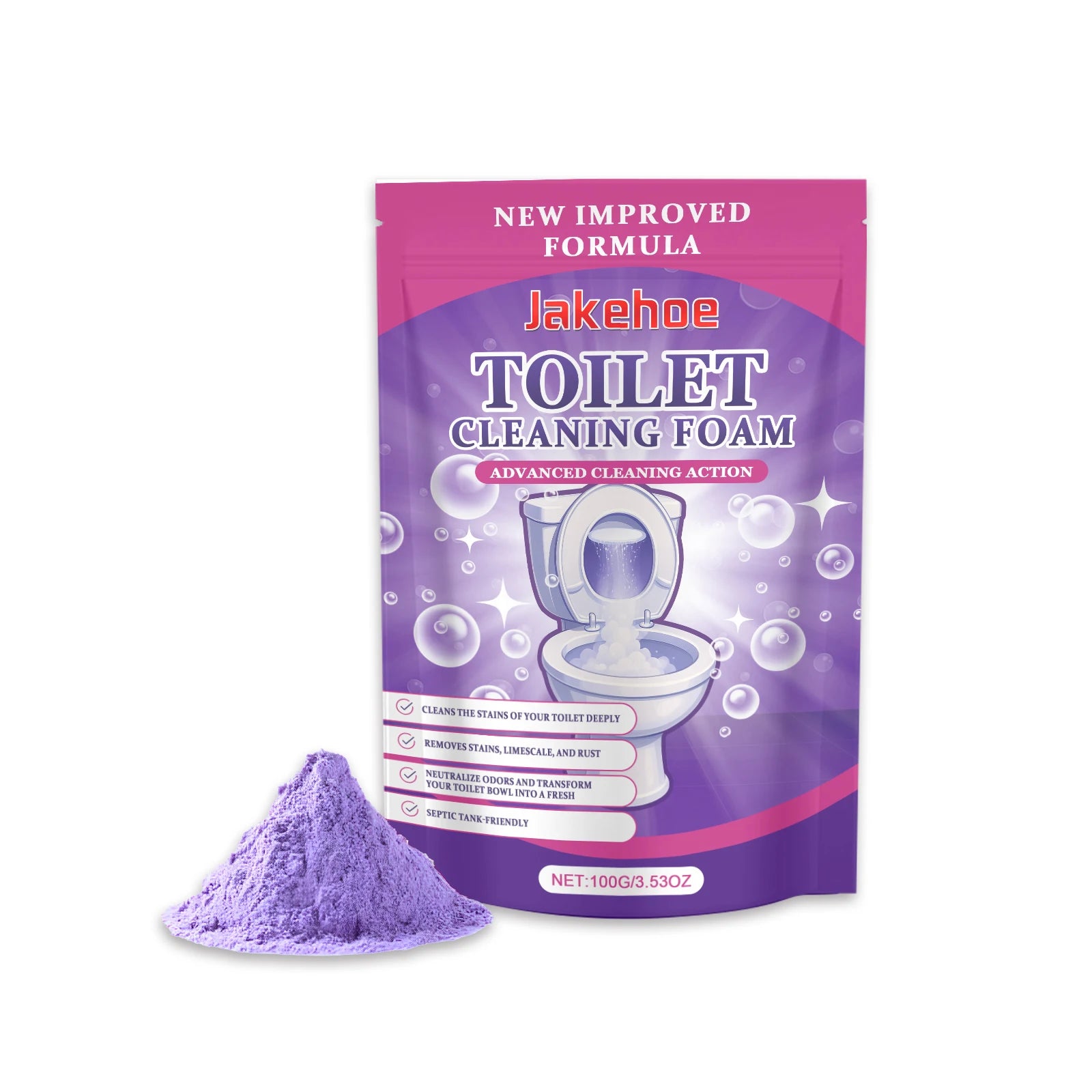 Toilet Cleaning Powder Effectively Removing Stubborn Urinary Scale Eliminate Odors Long Lasting Freshness Toilet Descaling Agent Qme 100g Boxed