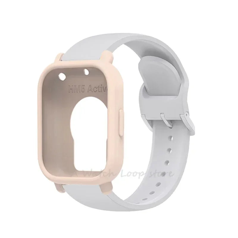 Silicone Case Strap Redmi Watch 5 Lite Active Repacement Bracelet