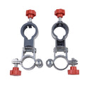 2Pcs Fixed Clip Brackets Clip On Mount Umbrella Hole 25mm For Garden Chair Parasol Patio Balcony Deck Umbrella Holder Qme foldable