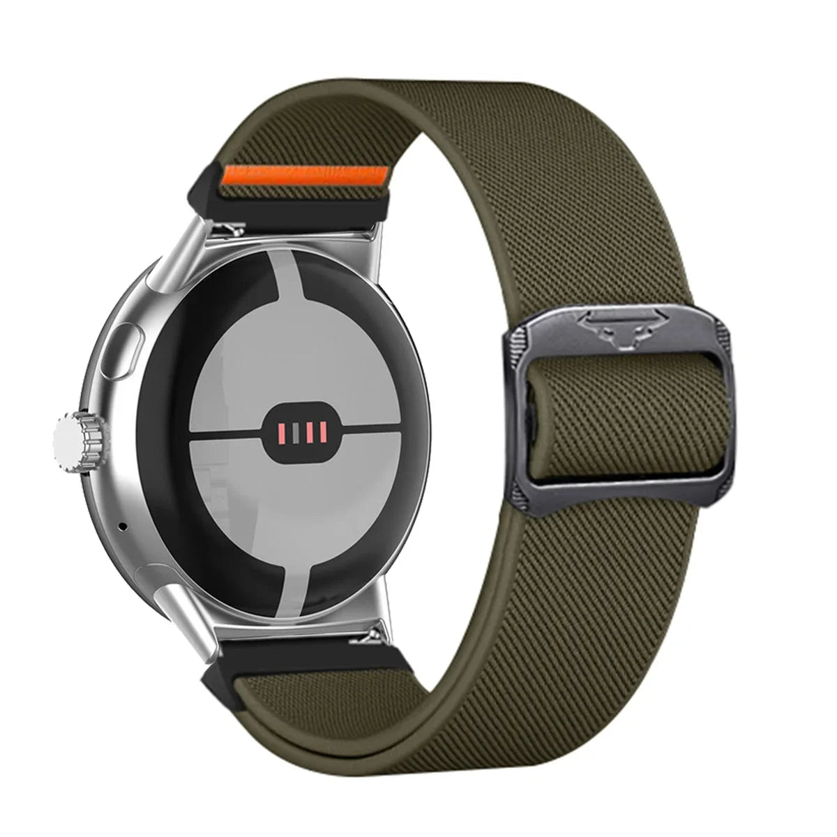 Strap for Google Pixel Watch 3 45mm Nylon Sport Band for Google Pixel Watch1/2/3 41mm Wristband Bracelet Replaced Accessories Qme AGreen-S Pixel Watch 1 41mm