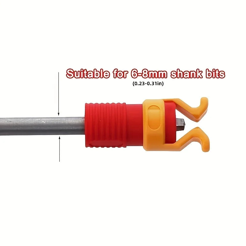 40mm*18mm Screw Bit Holder Fixing Sleeve Woodworking Tool Universal Generic Plastic Screw Holder Clamper Screw Accessories Qme