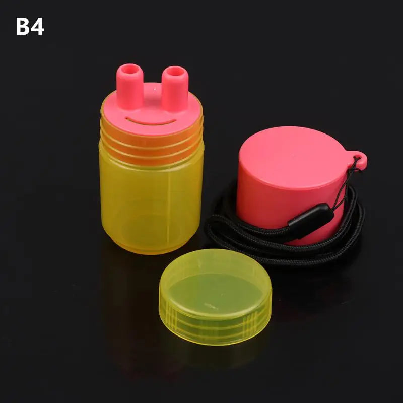 Herbal Inhalant Inhaler Accessory Two Nostrils Sticks Tubes Cap Qme B4