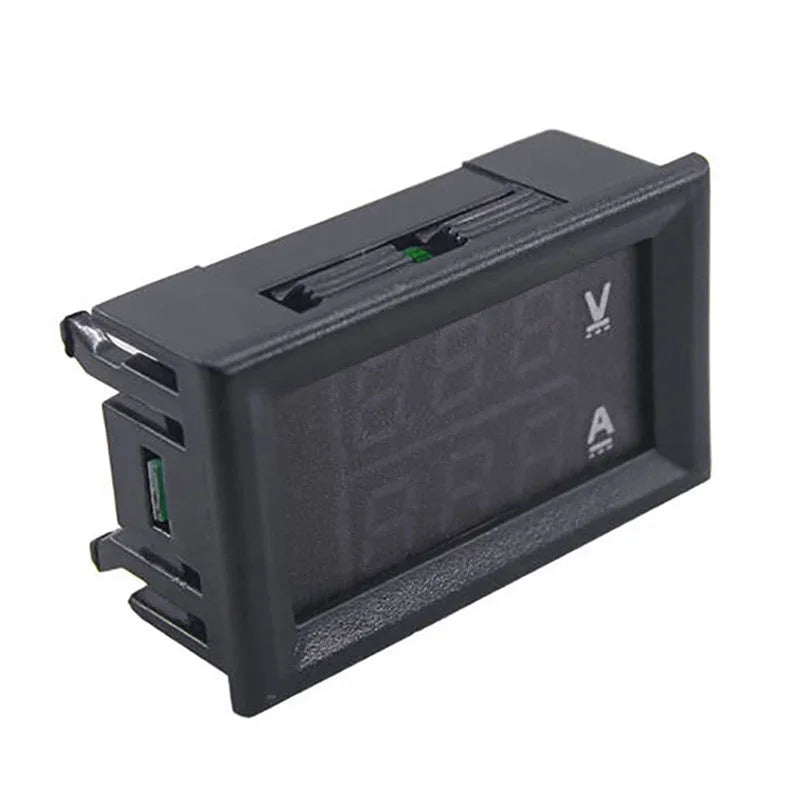 DC 0-100V 10A Digital Voltmeter Ammeter Dual Display Voltage Detector Qme