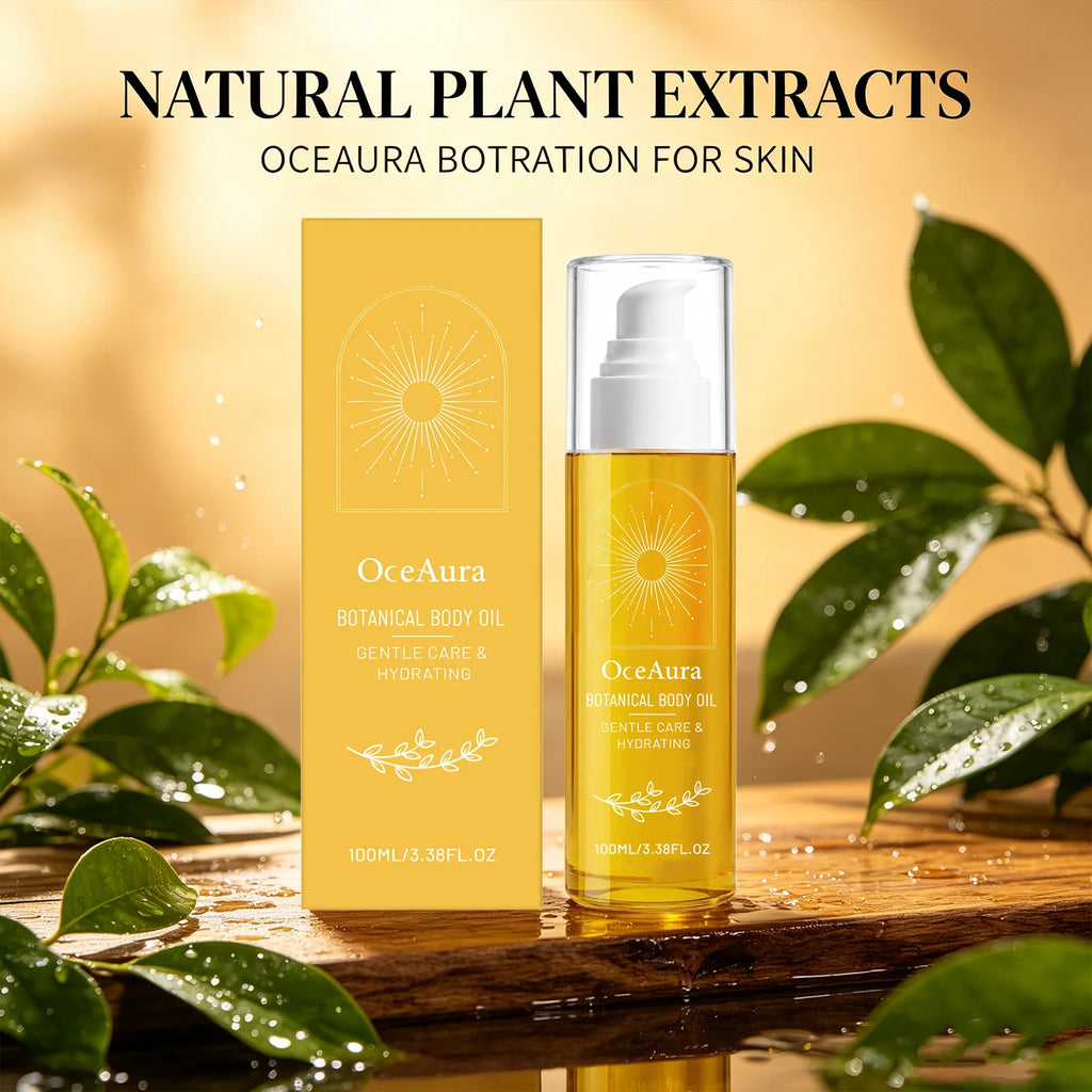 Oceaura Botanical Body Oil Gentle Brightening Smoothing Long-lasting Qme