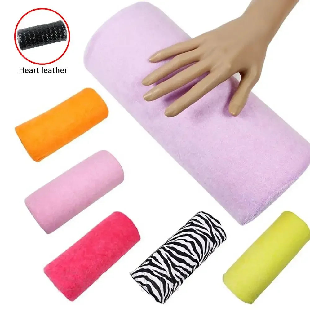 10 Colors Soft Hand Rest Nail Arm Pillow Stand Manicure Table Mat Qme