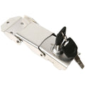 Detachable Stainless Steel Buckle Lock Hardware Motorcycle Trunk Lock Hinge Lock 2 Keys Qme Default Title