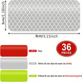 Nighttime safety warning reflective stickers, reflective stickers suitable for cars, motorcycles, etc., with reflective function Qme 36pcs