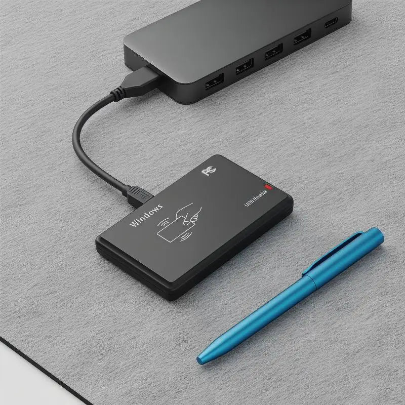 125kHz 13 56MHz RFID Reader USB Smart Card Access Proximity Detection Qme