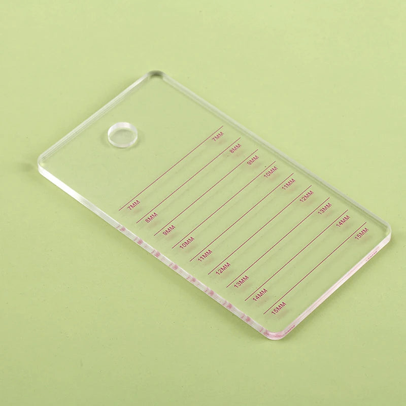Lash Extensions Mixed Tray Eyelash Organising Tile Board Beauty Tools Qme Red Transparent