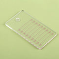 Lash Extensions Mixed Tray Eyelash Organising Tile Board Beauty Tools Qme Red Transparent