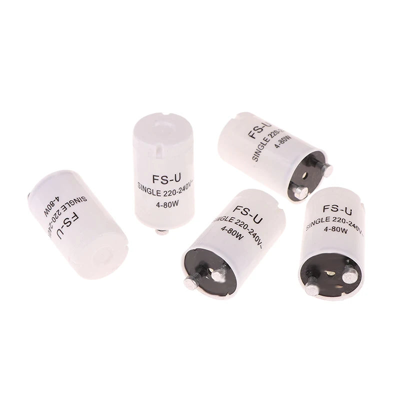 Fluorescent Starters AC220V-240V 4-80W Tube Fuse Starter CE Rohs Qme