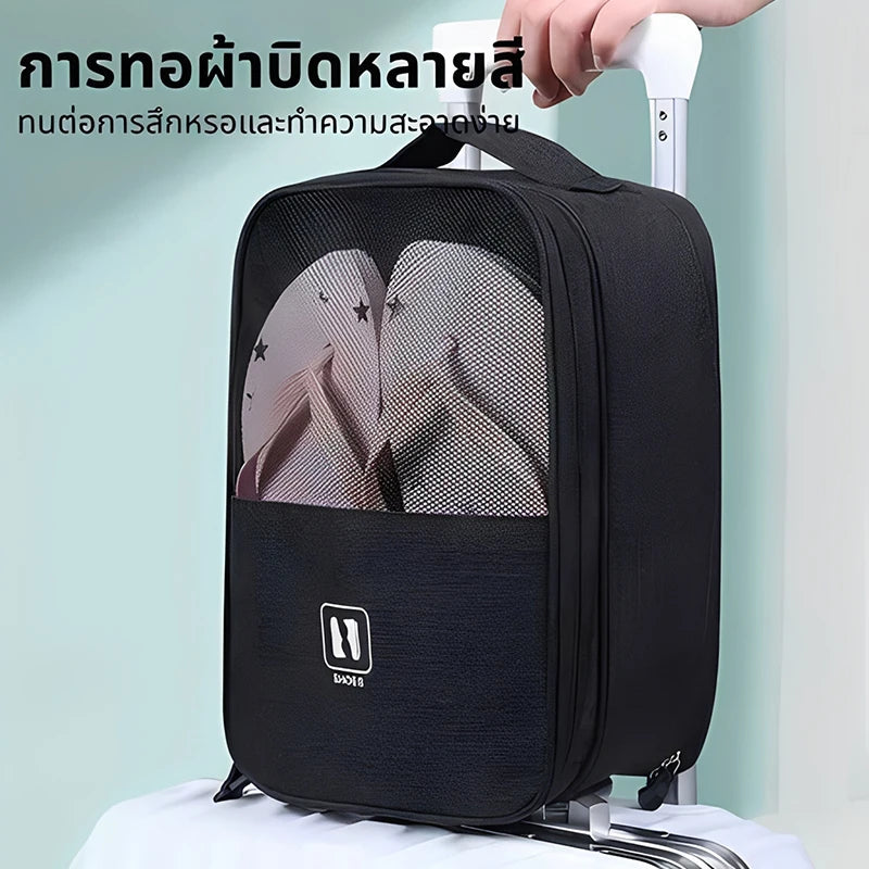 Waterproof Shoe Storage Bag Holds 3 Pairs Shoes Large Capacity Qme