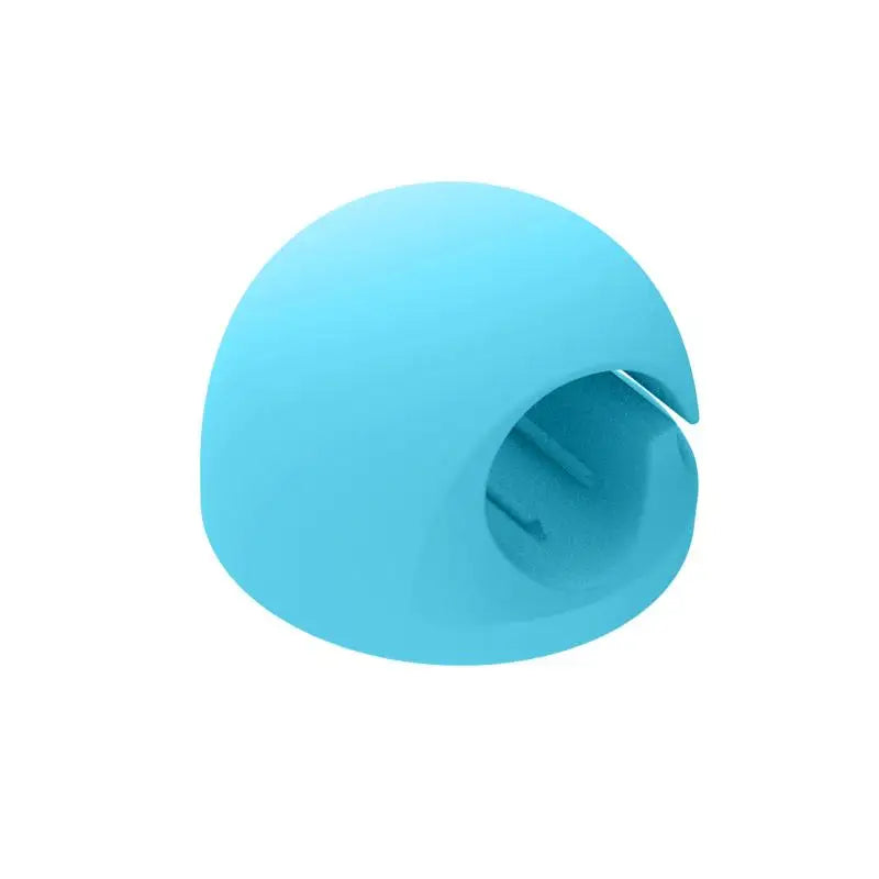 Self-adhesive Silicone Pen Holder Anti-slip Anti-loss Organizer Qme Blue Single hole