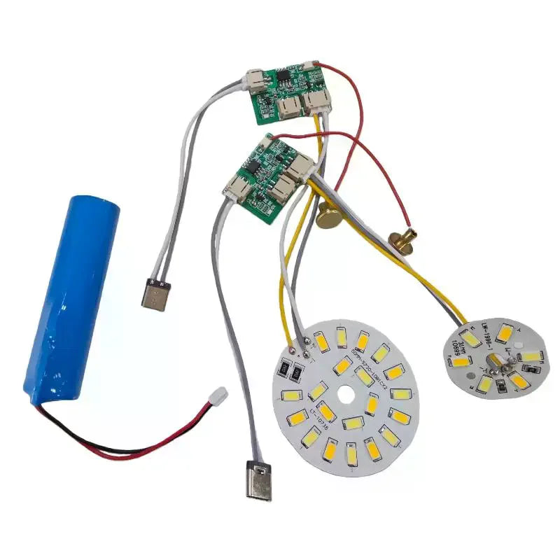 1 Set LED Light Panel Dimming Controller Remote Control 5V Light Source Three Color Change With ON/OFF Touch Switch Charge Typec Qme