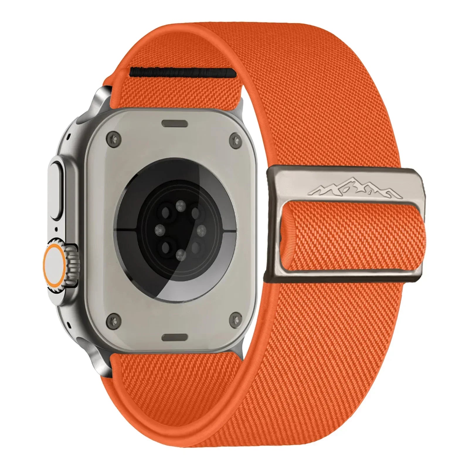 Nylon Strap for Apple Watch Band IWatch Series 9 8 7 SE Ultra 2 Bracelet 44mm 45mm 49mm 40mm 41mm Correa Watchband Accessories Qme Orange 42mm 44mm 45mm 49mm