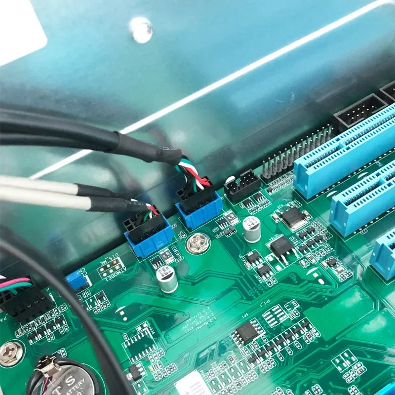 A Female To Internal 9 Pin Header Adapter High Speed 30cm/1FT 2 Dual Port USB PCB Motherboard Cable for PC MainBoard Qme