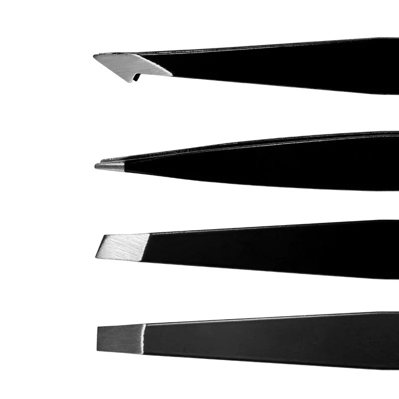 Professional Eyebrow Tweezers Hair Removal Clip Makeup Sets Eyelash Qme