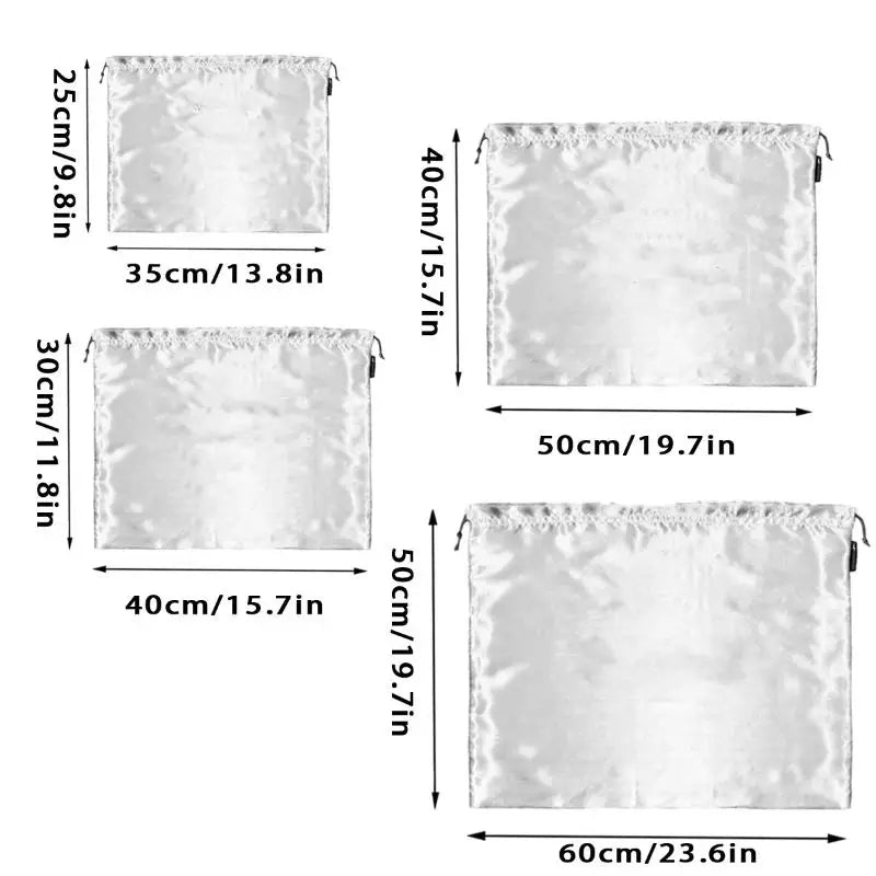 Dustproof Travel Drawstring Pouch Thick Dust Cover Storage Bags Qme