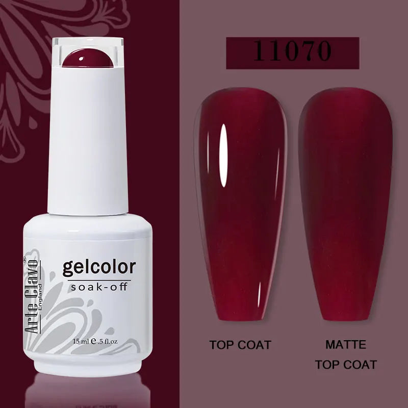 Arte Clavo Jelly Gel Polish Translucent Manicuring UV Nail Semi Qme
