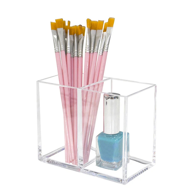 Pencil Brush Holder Organizer Containers Storage Box Cosmetics Makeup Qme