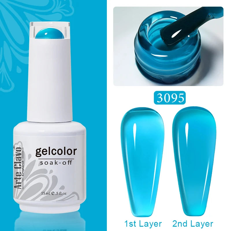 Arte Clavo Macaron Spring Series Gel Nail Polish Pigment Semi