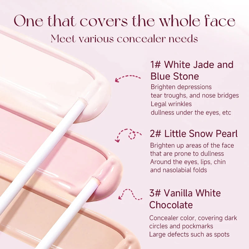 Brightening Concealer Liquid Natural Highlighter Moisturizing Qme