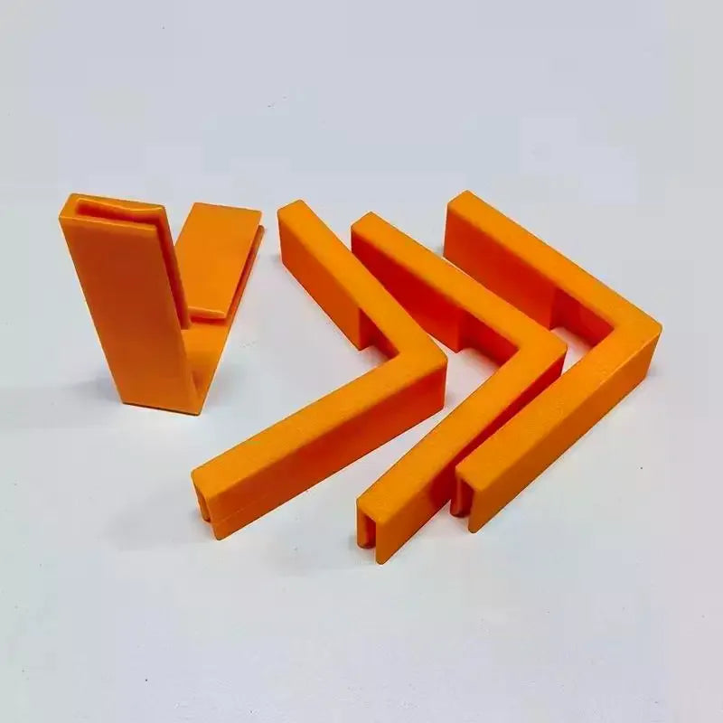 Carton Corner Right Angle Clips,Corrugated Box Edge Reinforcement Fixing Clamps For Box Reuse,Storage Bucket Making(3.1/1.57in) Qme